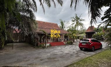 RUMAH LANGKA ETNIK JAVANESE STYLE LUAS SEMI FURNISHED SIAP PAKAI DI JOGJA UTARA AREA JALAN KALIURANG KM 10