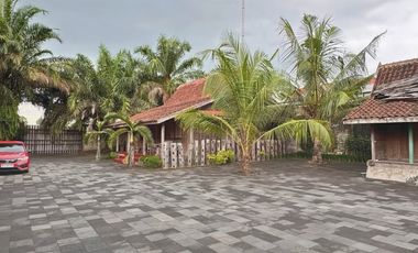 RUMAH LANGKA ETNIK JAVANESE STYLE LUAS SEMI FURNISHED SIAP PAKAI DI JOGJA UTARA AREA JALAN KALIURANG KM 10