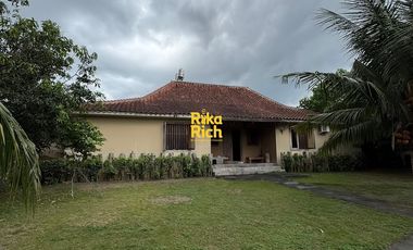 RUMAH LANGKA ETNIK JAVANESE STYLE LUAS SEMI FURNISHED SIAP PAKAI DI JOGJA UTARA AREA JALAN KALIURANG KM 10