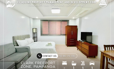 Fully-Furnished Studio Unit for Rent – Clark Freeport Zone, Pampanga
