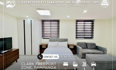 Fully Furnished Penthouse Studio for Rent – Clark Freeport Zone, Pampang