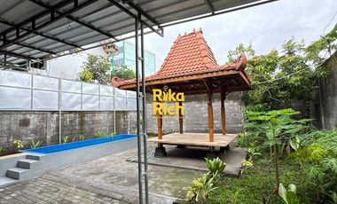 Rumah Mewah Satu Lantai Strategis Tengah Kota Jogja Area Timoho Tanah Luas