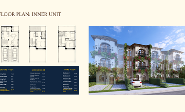Trieste by Crown Asia: Townhouse, Inner Unit (Block 4 Lot 3) for Sale in Bacoor City, Cavite