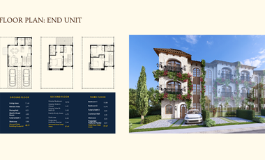 Trieste by Crown Asia: Townhouse, End Unit (Block 4 Lot 5) for Sale in Bacoor City, Cavite
