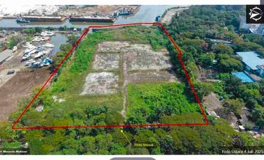 Disewakan tanah/ lahan 2 ha ada jetty dekat pelabuhan