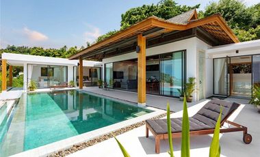 Seaview 4 Bedroom Pool Villa for SALE, Chaweng Noi, Koh Samui