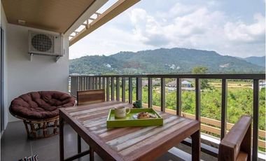 Modern Studio Condo with Lush Mountain View – Steps from Lamai Beach