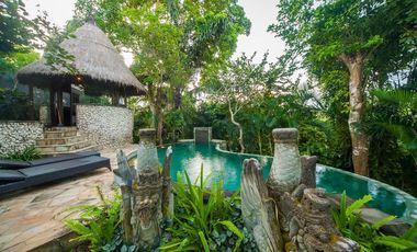 FOR SALE VILLA FURNISHED LOKASI BEST VIEW JUNGLE DI GIANYAR NEAR UBUD