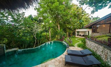 FOR SALE VILLA FURNISHED LOKASI BEST VIEW JUNGLE DI GIANYAR NEAR UBUD