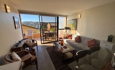 Depto en venta, 3 dorm. con vvista al mar/ Viña del Mar