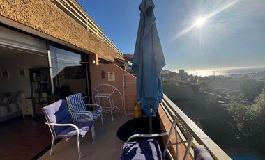 Depto en venta, 3 dorm. con vvista al mar/ Viña del Mar