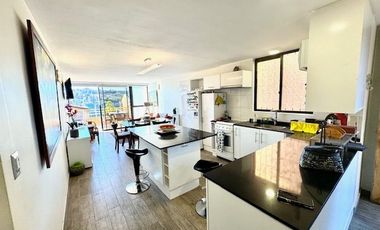 Depto en venta, 3 dorm. con vvista al mar/ Viña del Mar