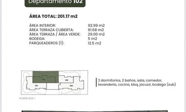 Departamento de 201m2 Edidicio Ghyra