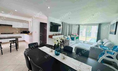 CASA EN CONDOMINIO EN CHICONCUAC, MORELOS A 5 MIN CASETA TEC DE MONTERREY