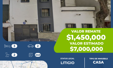 Casa En Venta En Wisconsin Nápoles Benito Juárez Ciudad de México