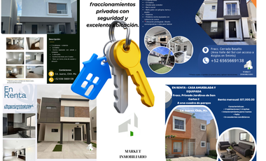 Casa en Fraccionamiento en renta en El Nogal de Las Torres, Juárez