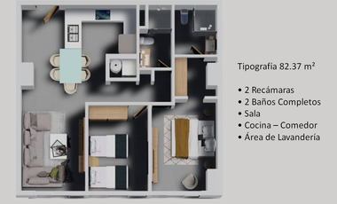 Departamento en renta en Torre República — Ideal para ejecutivos en el Centro de Monterrey