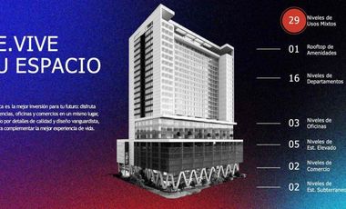 Departamento en renta en Torre República — Ideal para ejecutivos en el Centro de Monterrey