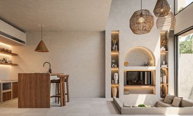 Villa 1-Kamar Tidur dengan Desain Tropis Modern di Uluwatu