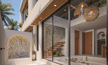 Villa 1-Kamar Tidur dengan Desain Tropis Modern di Uluwatu
