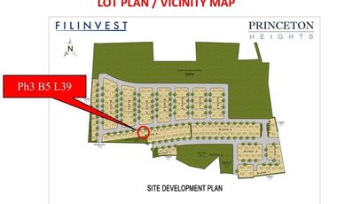 Residential Vacant lot for sale in Princeton Heights in Bacoor City Cavite