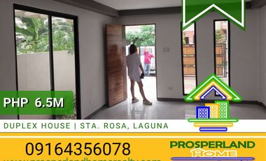 BRAND NEW DUPLEX HOUSE AND LOT FOR SALE STA. ROSA, LAGUNA