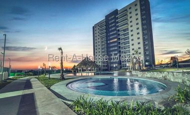 Renta Departamento Penthouse en Natuur El Refugio 3 Recamaras 4 Baños Terraza