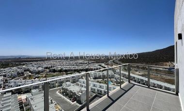 Renta Departamento Penthouse en Natuur El Refugio 3 Recamaras 4 Baños Terraza