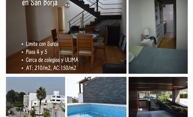 Venta DUPLEX en San Borja limite con Surco (ULIMA)