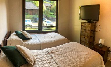 Arriendo de verano  Departamento en La Puntilla de Villarrrica,para 6 personas con acceso a playa