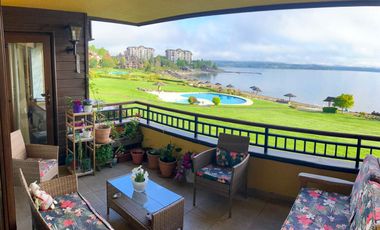 Arriendo de verano  Departamento en La Puntilla de Villarrrica,para 6 personas con acceso a playa