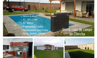 Venta casa de campo en Chincha
