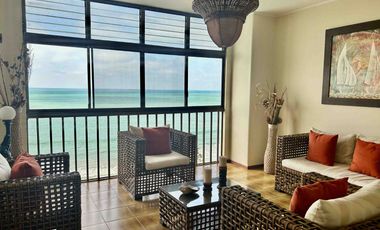 DEPARTAMENTO AMOBLADO EN VENTA FRENTE AL MAR EN SALINAS