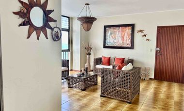 DEPARTAMENTO AMOBLADO EN VENTA FRENTE AL MAR EN SALINAS