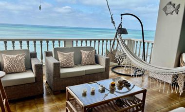 DEPARTAMENTO AMOBLADO EN VENTA FRENTE AL MAR EN SALINAS