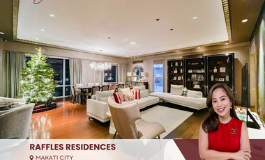 Double Corner Unit 4BR Condo for Sale in Makati City at Raffles Residences