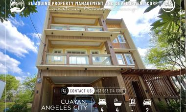 4-Bedroom, 5-Bathroom Fully-Furnished 3-Storey House for Rent – Cuayan, Angeles City, Pampanga