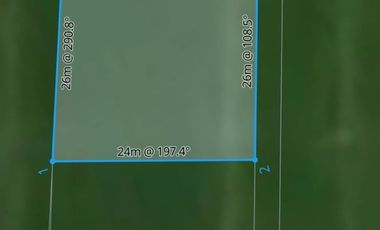 Dijaul Tanah 1040 m2 dalam  komplek perumahan Dewata Permai Sading, Mengwi, Badung.
