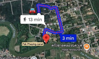 3-storey Swallow Nest House with a large plot of land in Tha Sala