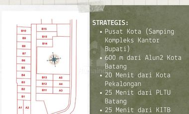Dijual Tanah Kavling Pusat Kota Batang Jawa Tengah (Dekat KITB)