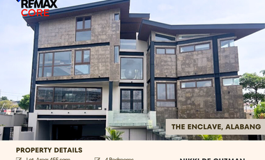 For Sale/Lease: 4-Bedroom House and Lot in The Enclave, Alabang