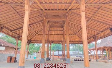 Jual Bangunan Pendopo Joglo, rumah Joglo Jati, Rumah Limasan Jati