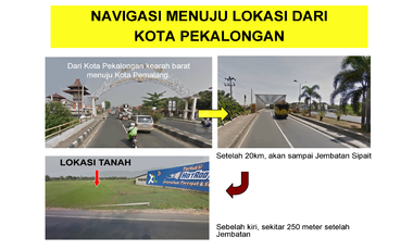 DIJUAL TANAH STRATEGIS PANTURA PEKALONGAN
