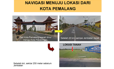 DIJUAL TANAH STRATEGIS PANTURA PEKALONGAN