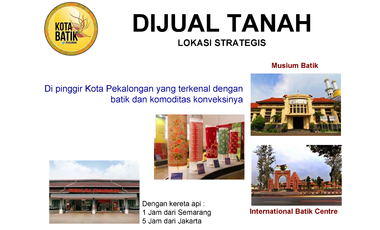 DIJUAL TANAH STRATEGIS PANTURA PEKALONGAN