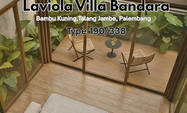Dijual Villa dekat Bandara SMB II Palembang