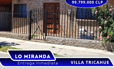 En venta casa en Lo Miranda, O´higgins