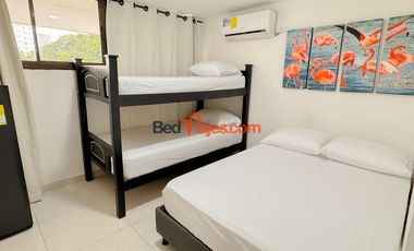 Aparta estudio frente al mar