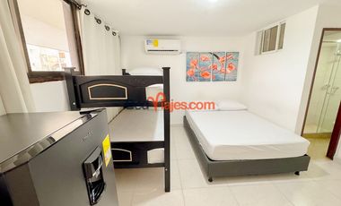 Aparta estudio frente al mar