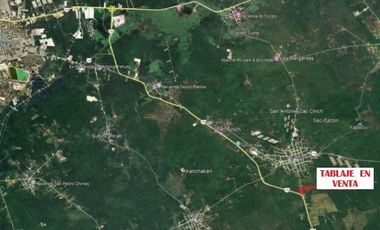 Terreno entrada Acanceh en venta